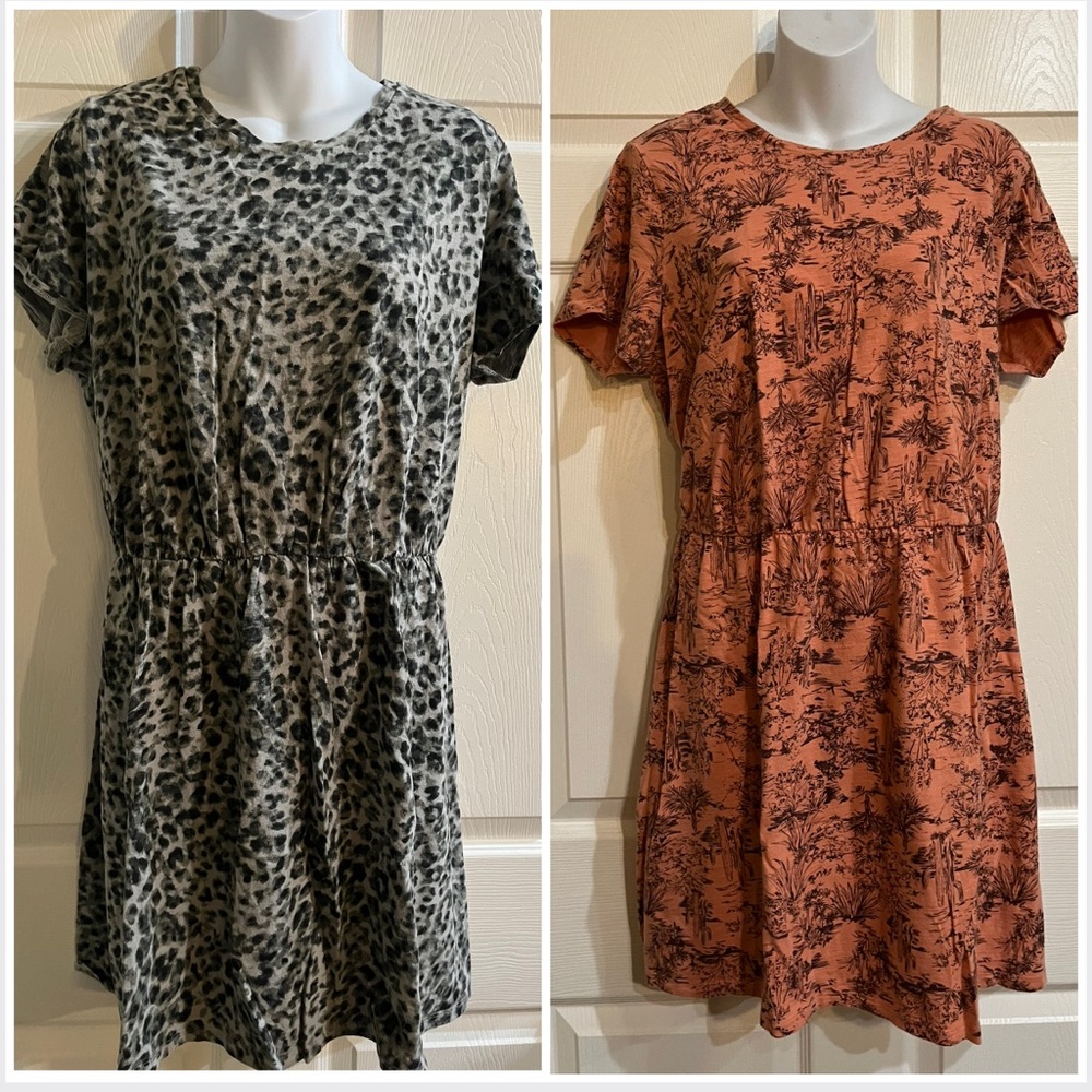 Lot of 2 Old Navy Waist Defined Dresses Women’s XL